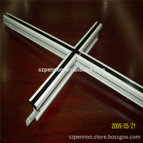 Baking Coating Surface Slotted Tee Grid Galvanized T Grid